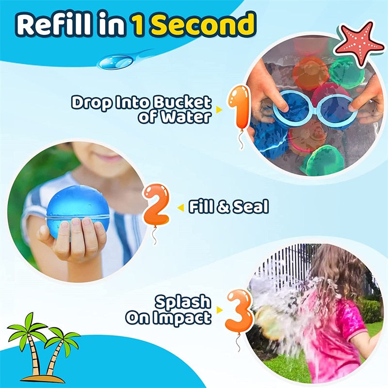 Reusable Magnetic Water Balloons