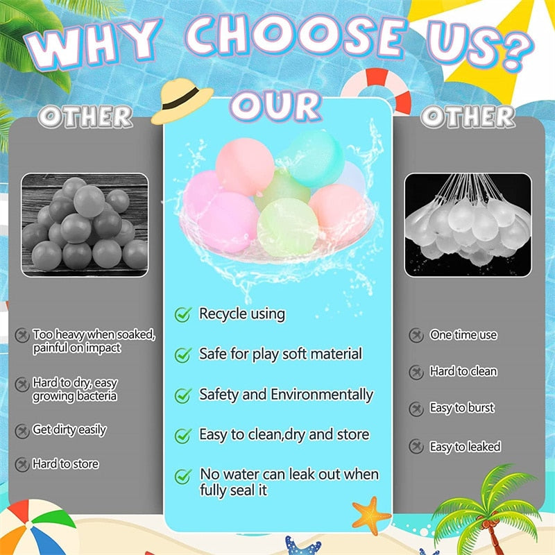 Reusable Magnetic Water Balloons